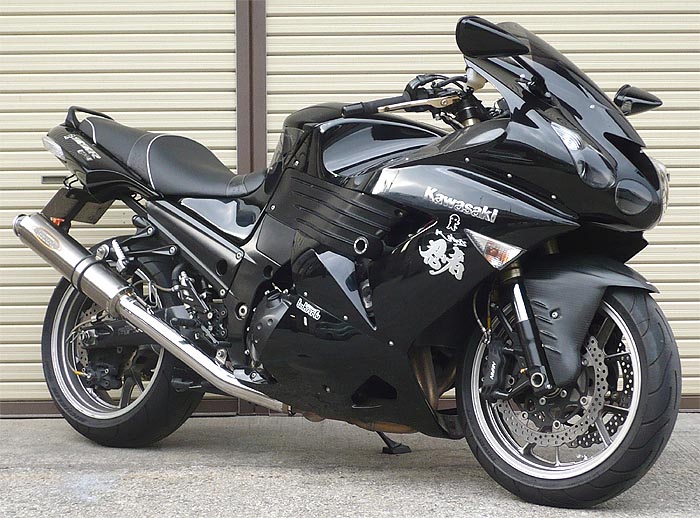 KAWASAKI ZZR1400 ワンテール 軽量マフラー ZEEX S/O|テックサーフ